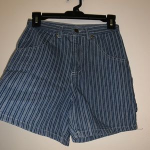 Vintage Arizona High Waisted Pinstriped Shorts